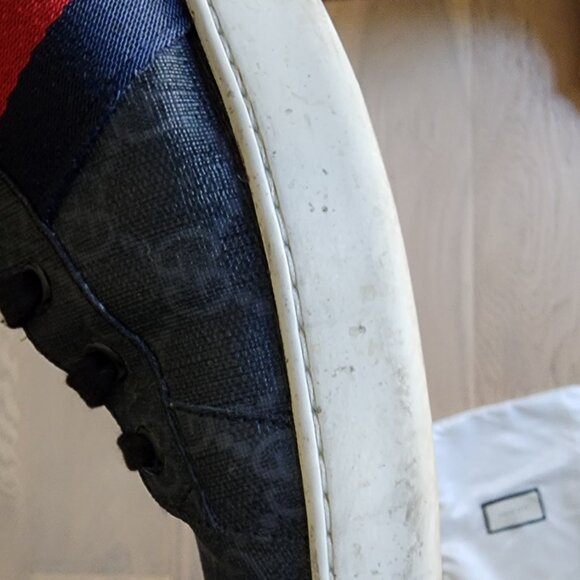Men's Ace GG Gucci Supreme Sneaker Size 12 - Picture 4 of 6